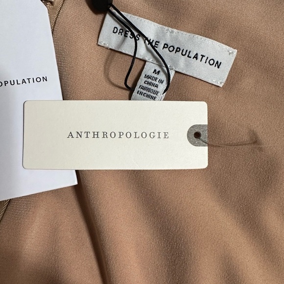 Dress The Population Audrey Dress, Lilac/Nude, Size Medium (v) - Picture 10 of 14